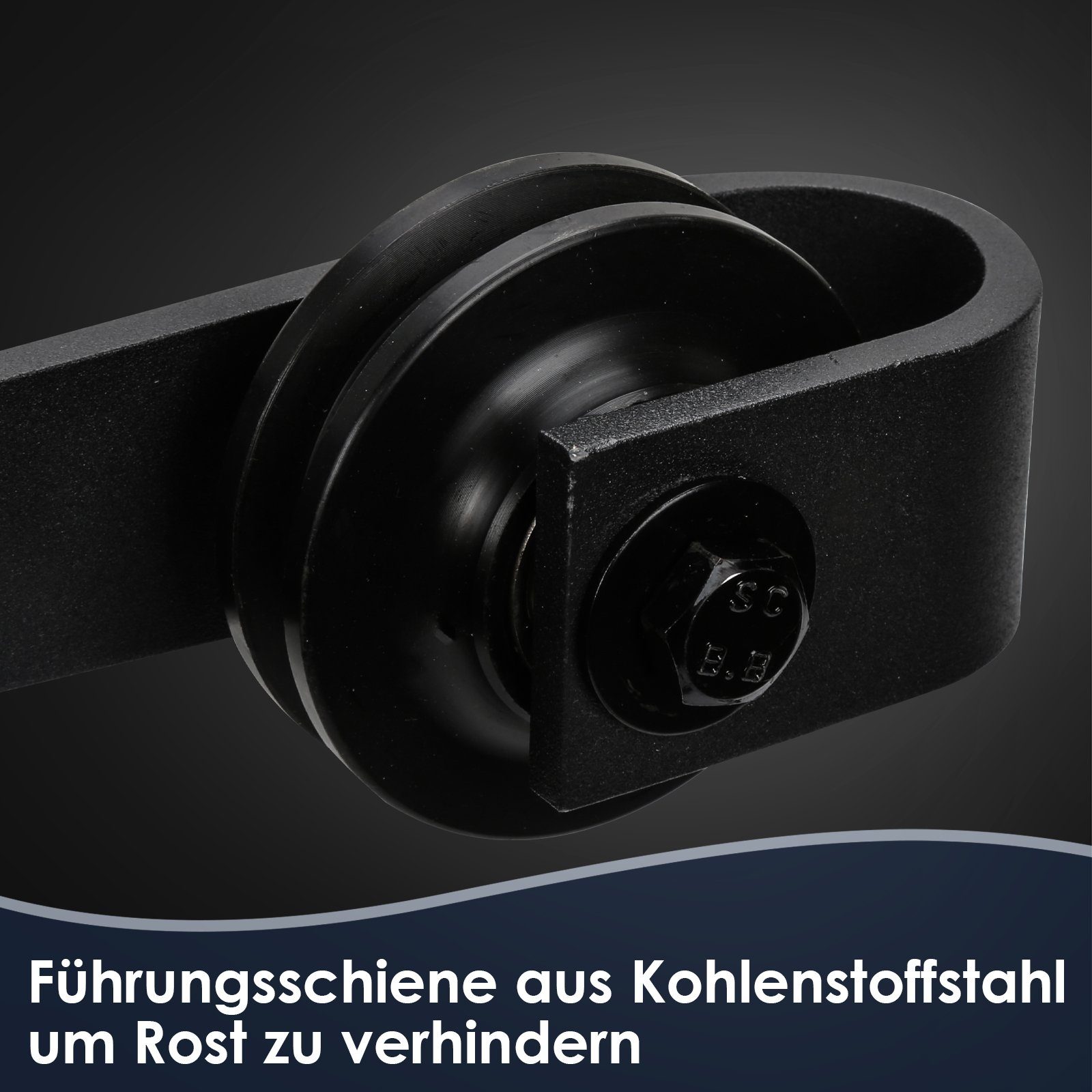 Gimisgu Schiebetür Schiebetürsystem Schiebetürbeschlag Beschlag Türzubehör Schiebetür