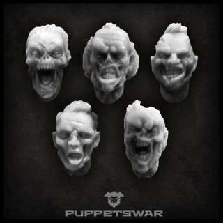 Zombie heads (5)