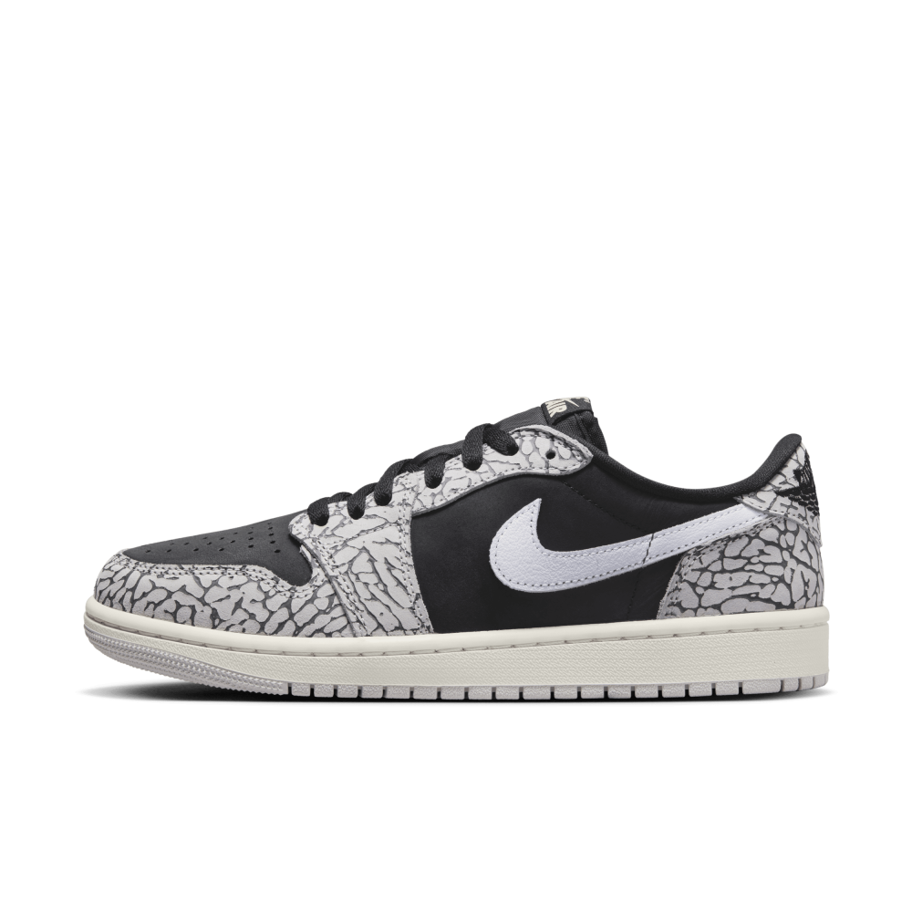 NIKE JORDAN WMNS Air Low OG Jordan 1 Retro Cement CZ0775-001 / schwarz