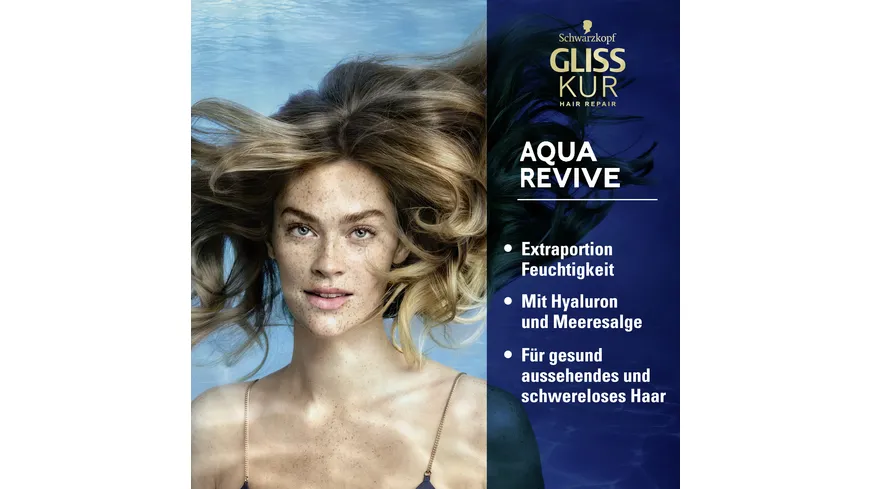 Schwarzkopf Gliss Kur 7 Sec Express-Repair-Kur Aqua Revive 200ml 200 ml