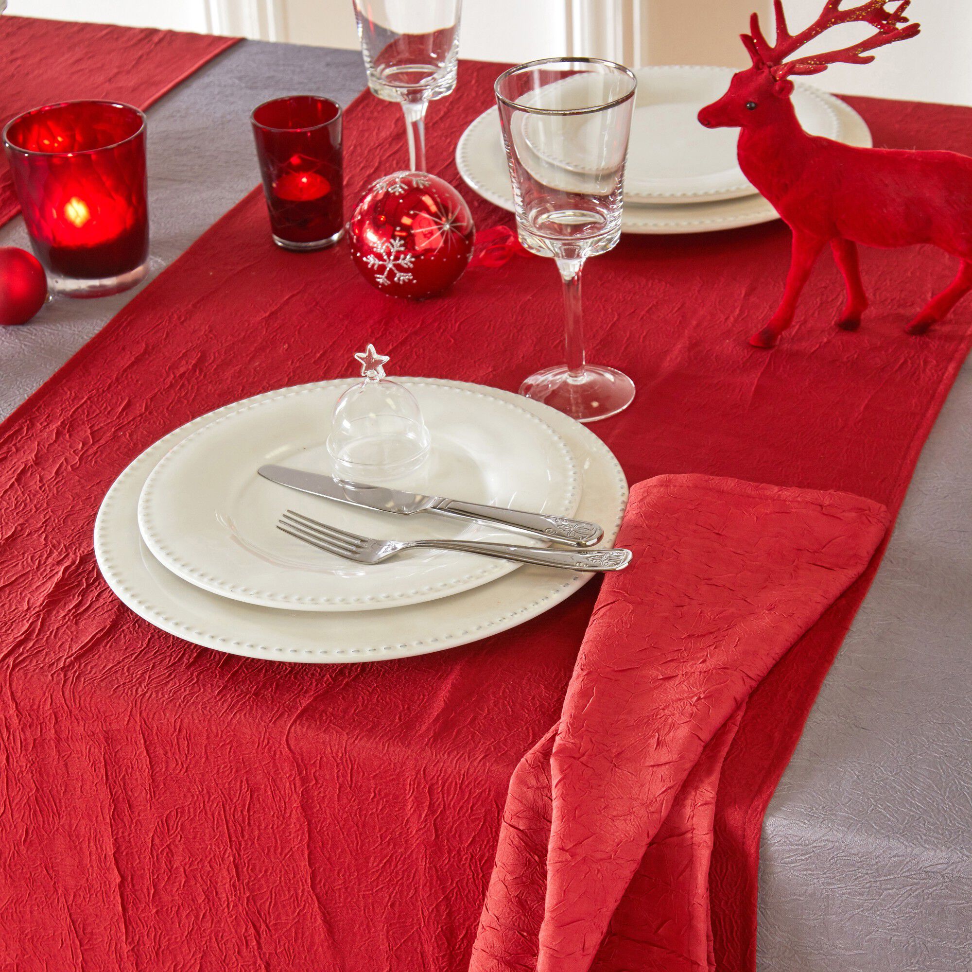 Nappe froissé permanent