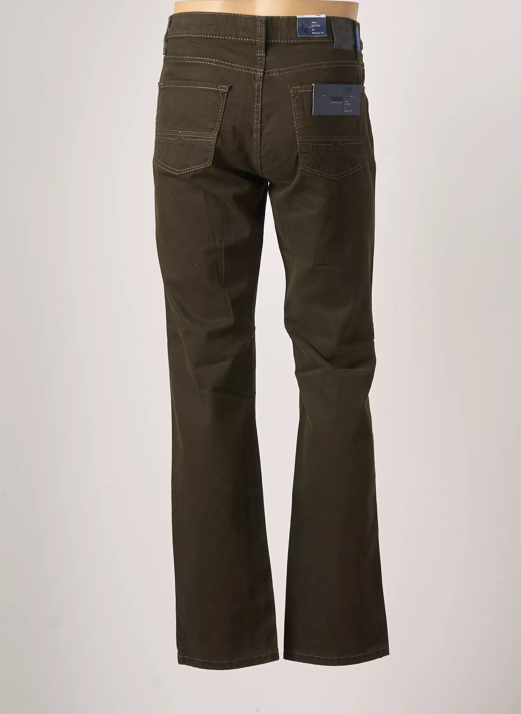 Pioneer Pantalons Droits Homme couleur vert