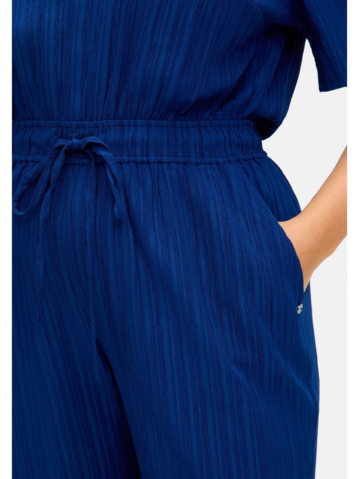 sheego Jumpsuit in blaubeere günstig kaufen