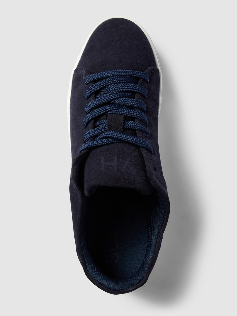 Sneaker mit Label-Detail Modell 'DAVID' in dunkelblau