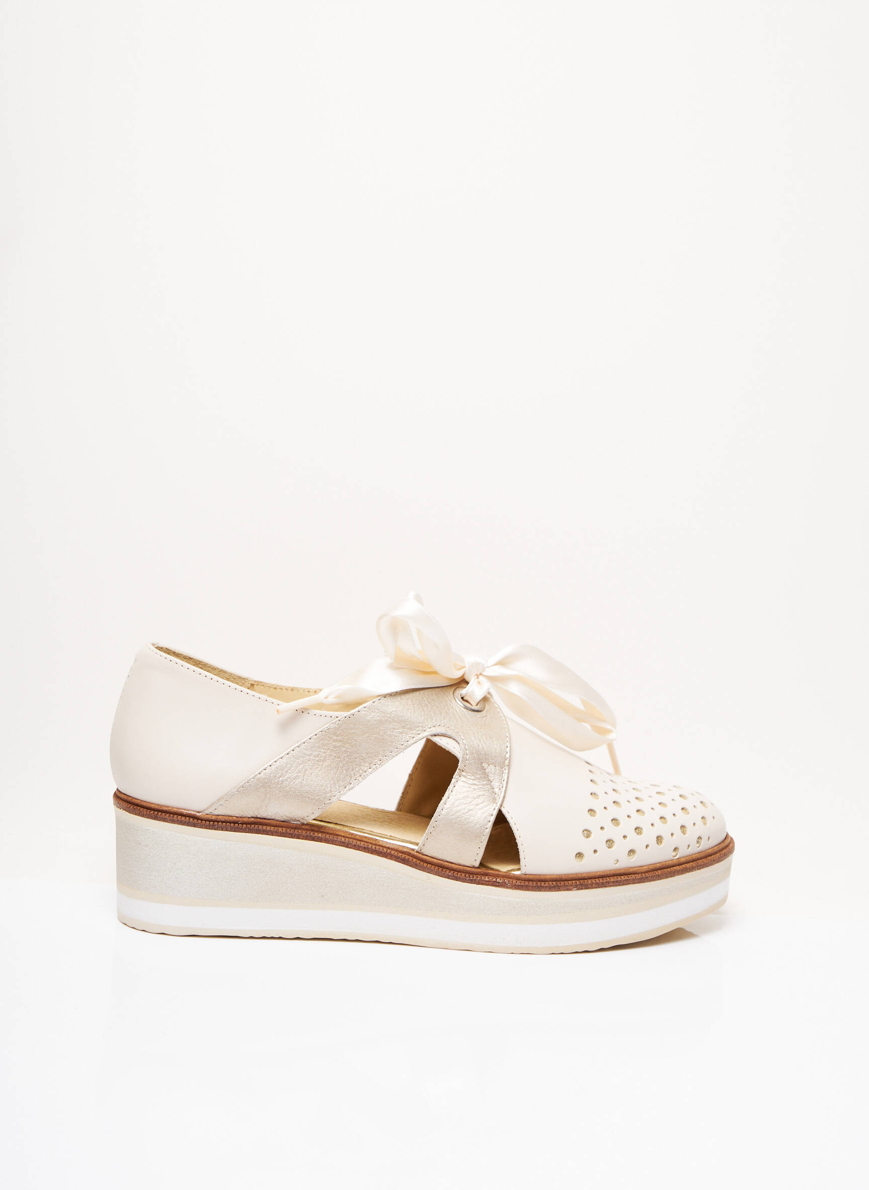 Folie S Derby Femme couleur beige