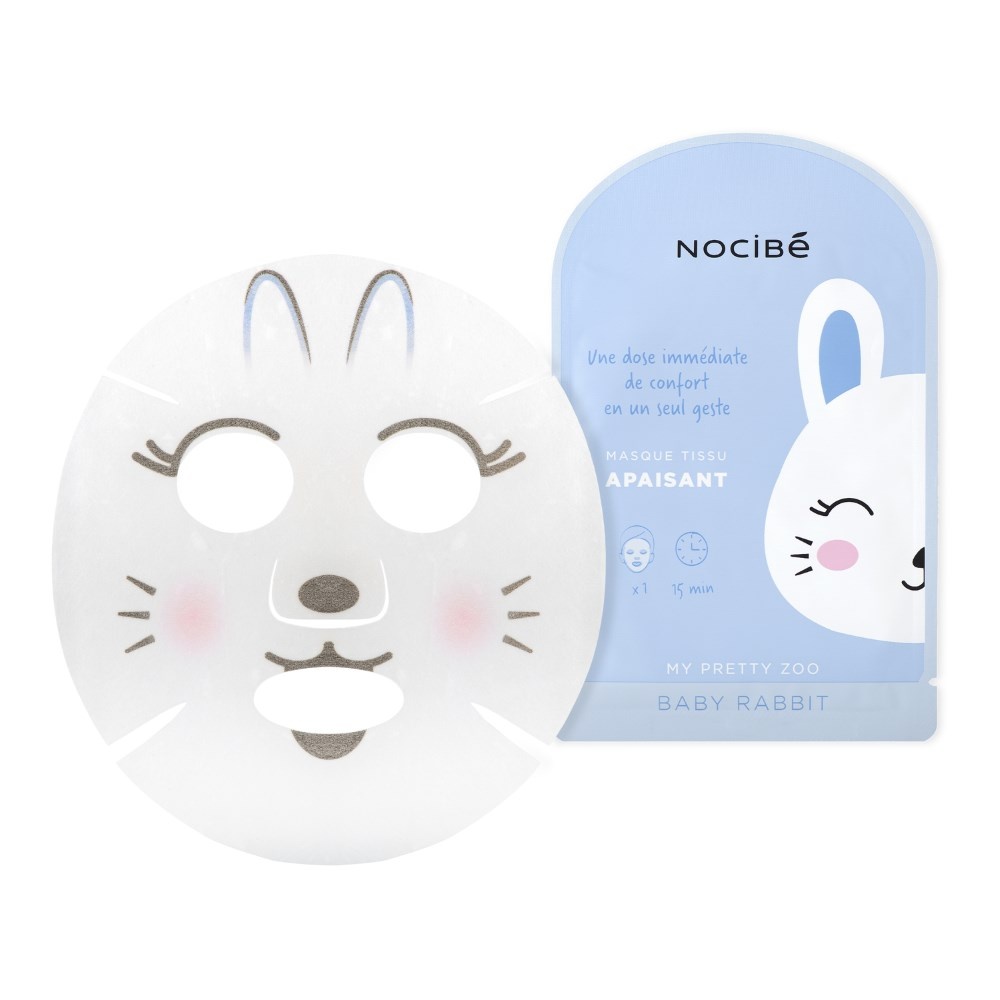 Nocibé My Pretty Zoo - Lapin Masque Visage Apaisant