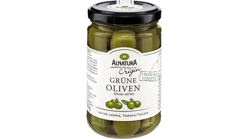Alnatura Bio Oliven, grün Origin 170 g