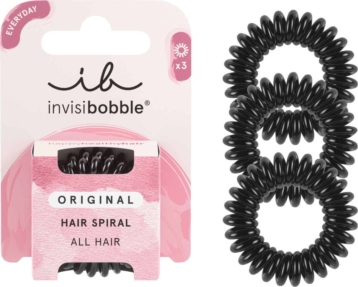 Haargummi Original True Black, 3 St