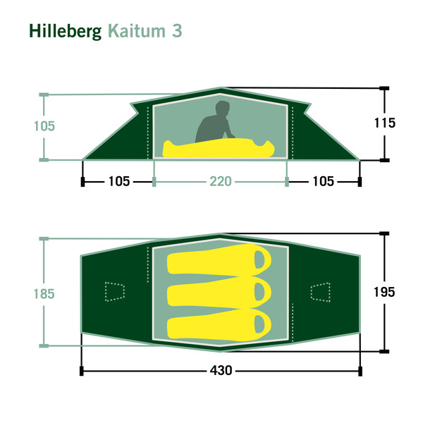KAITUM 3 - Tunnelzelt