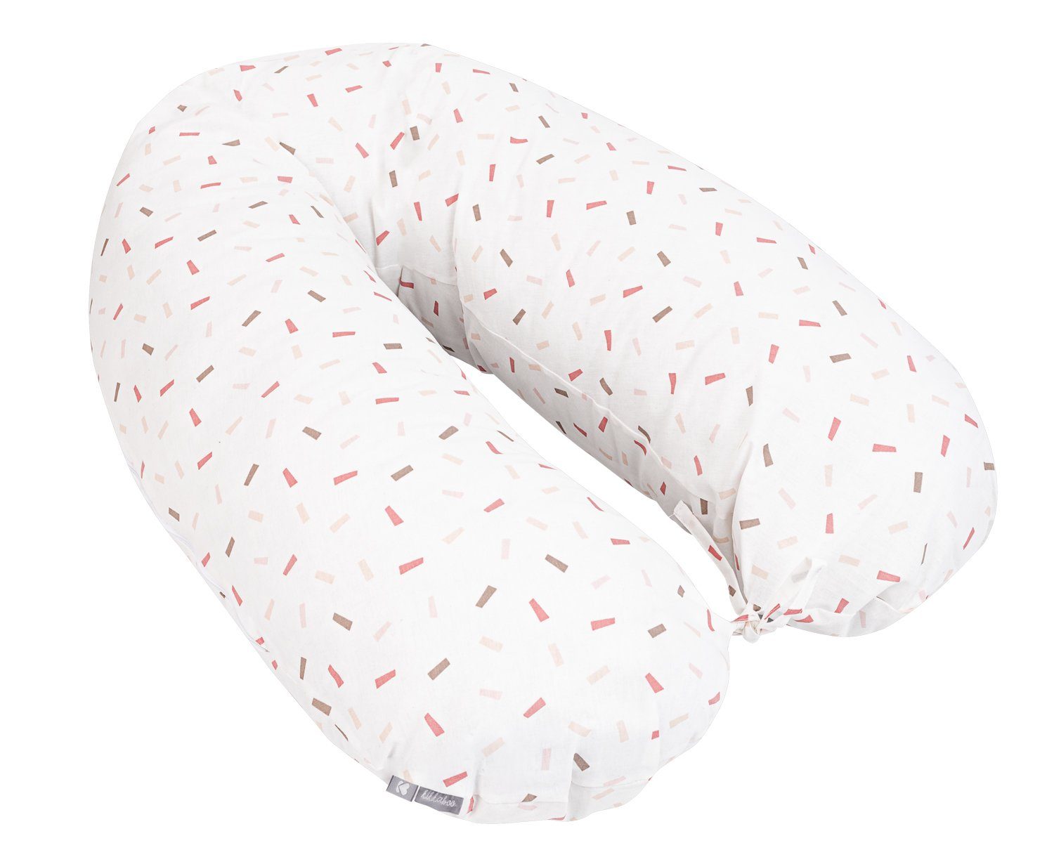 Kikkaboo Stillkissen Stillkissen 150 cm lang, 1-tlg., 100% Baumwolle Reißverschluss Lagerungskissen