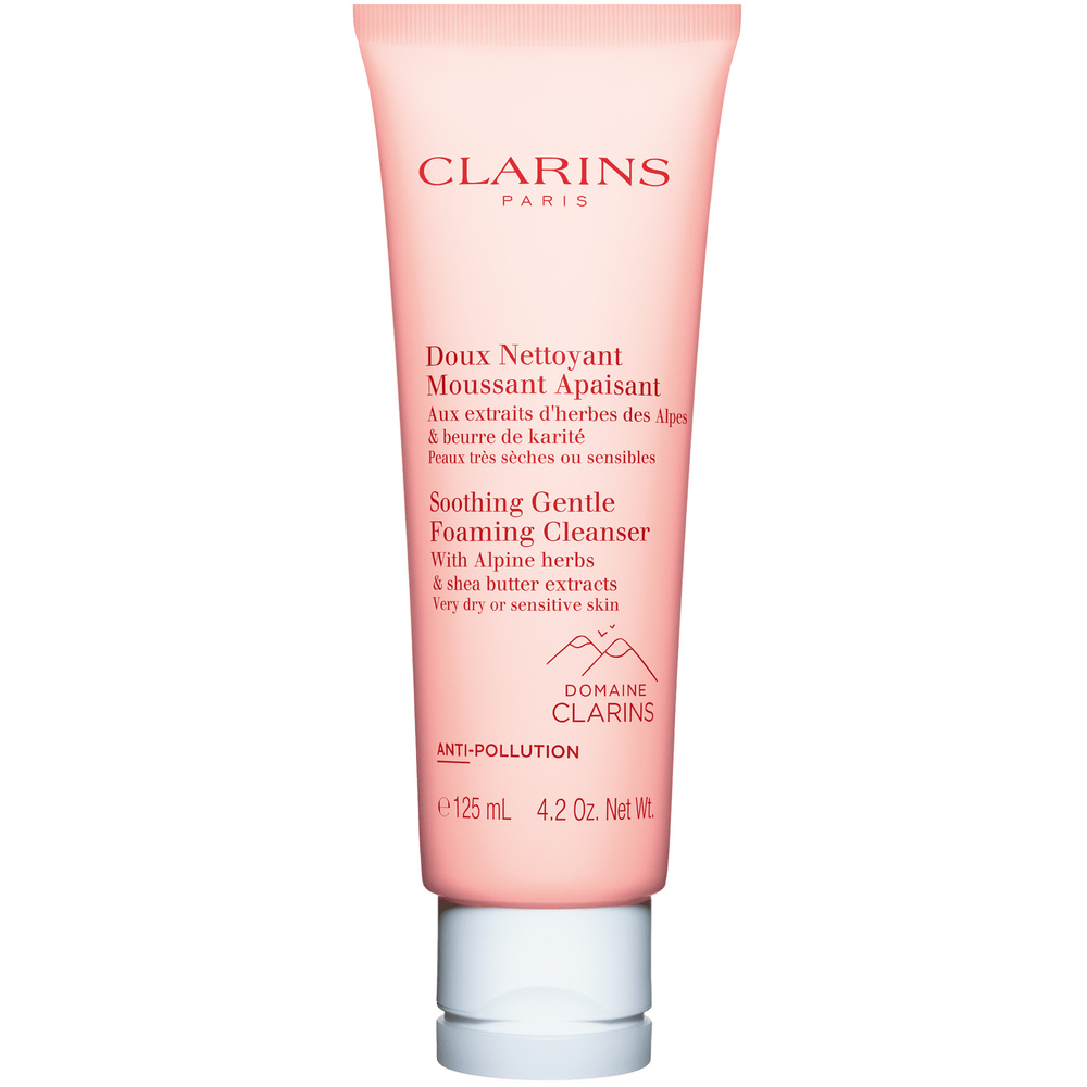 Clarins Doux Nettoyant Moussant Apaisant   Peaux très sèches ou sensibles Démaquillant et Nettoyant
