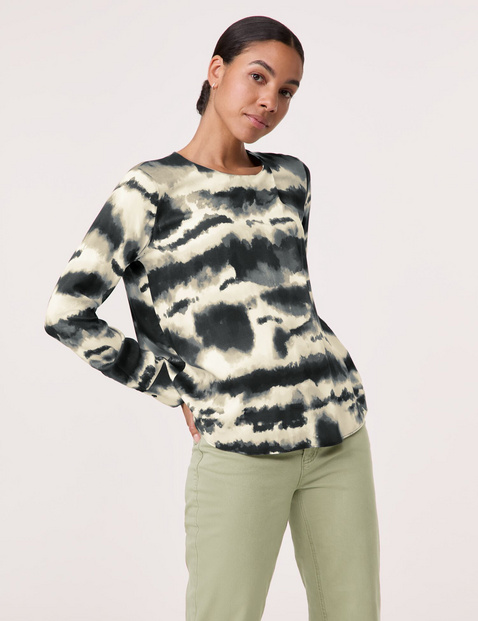 Blusenshirt mit Allover-Print