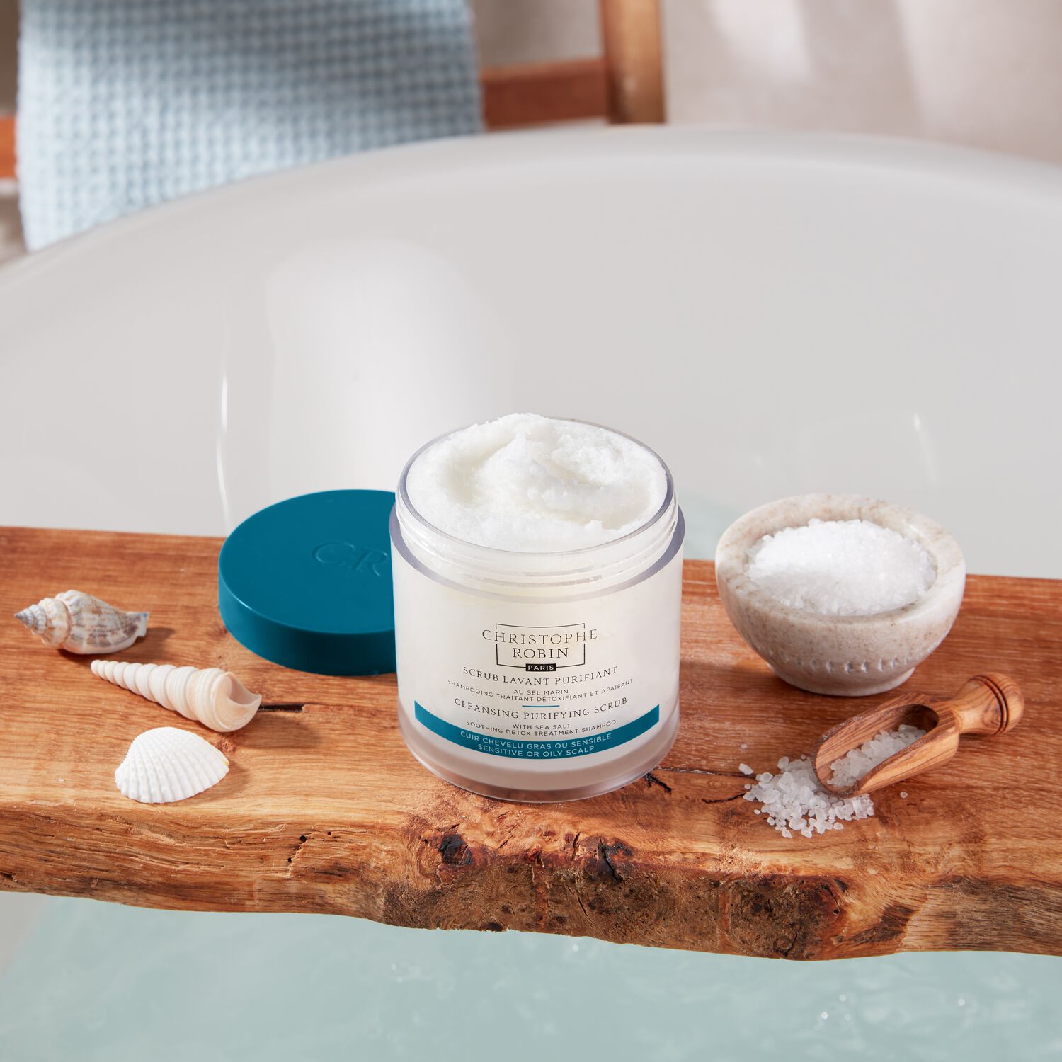 Christophe Robin Scrub Lavant Purifiant Au Sel Marin