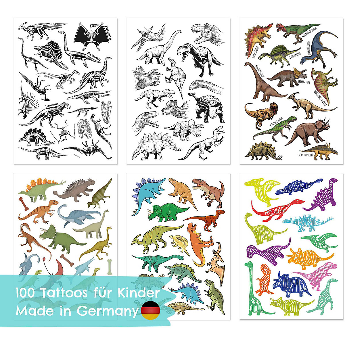 Kindertattoos- Dinos