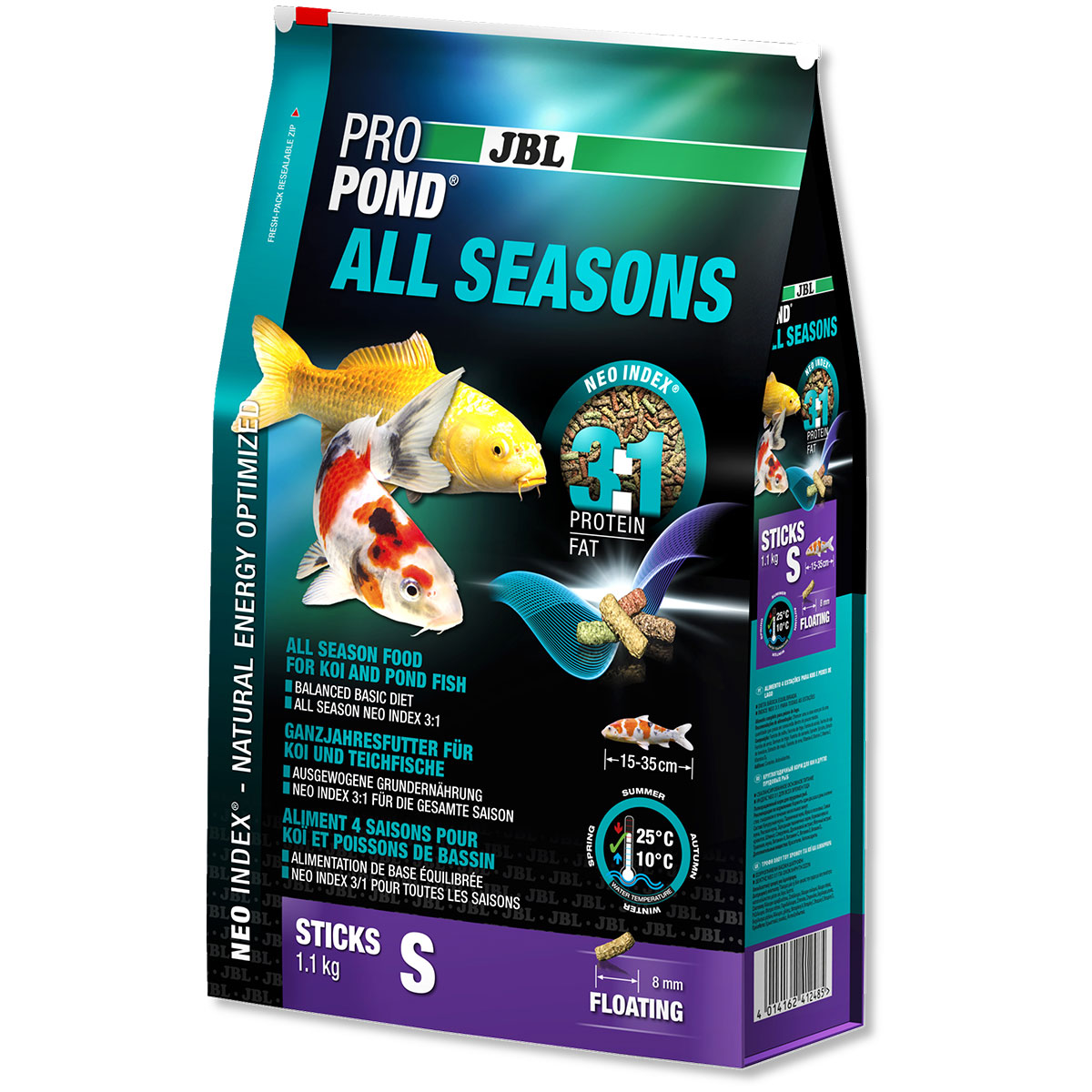 JBL ProPond Ganzjahresfutter für Koi und Teichfische