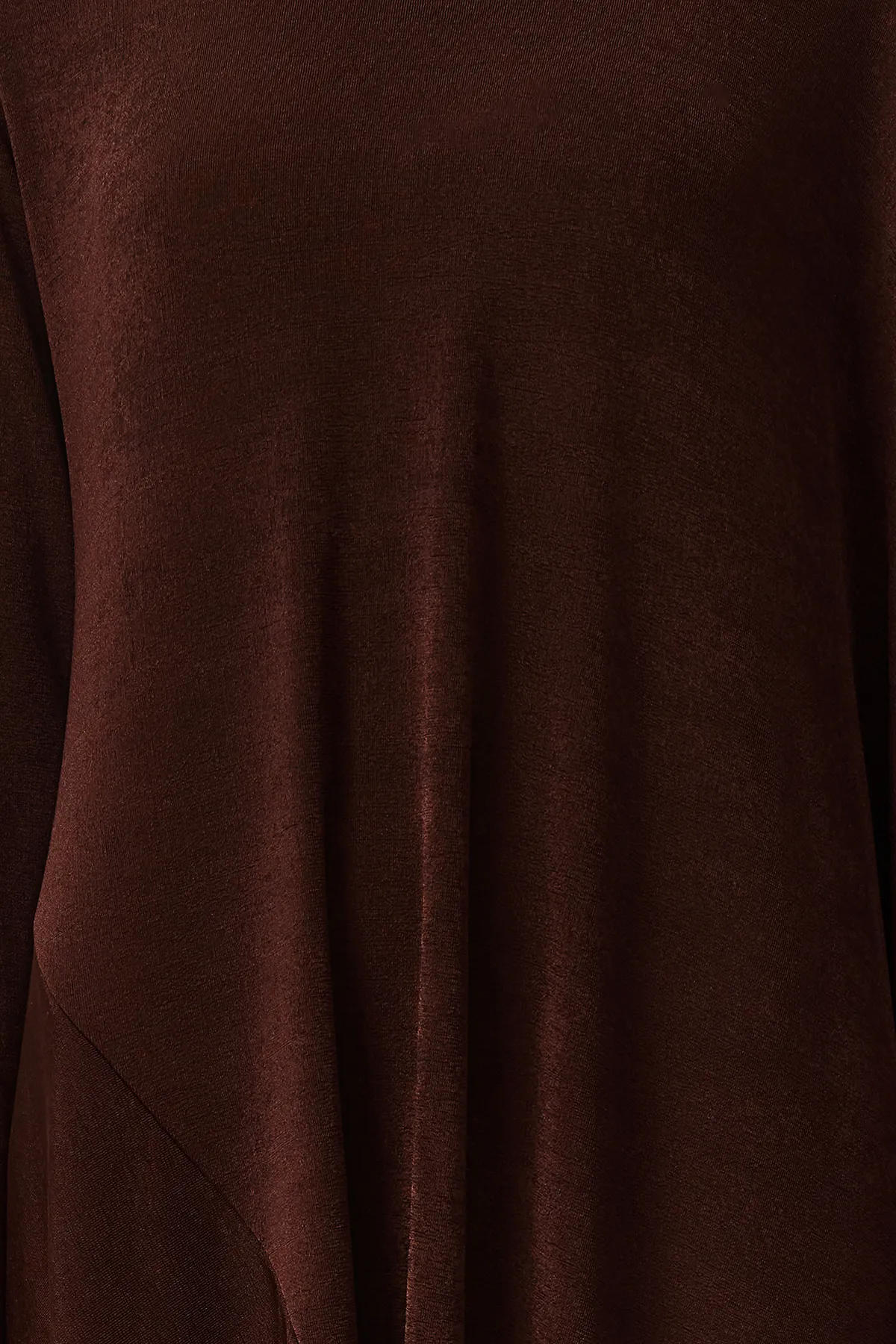 Trendyol Modest  Braunes stilvolles gestricktes Kaftan-Kleid TCTSS24EB00037