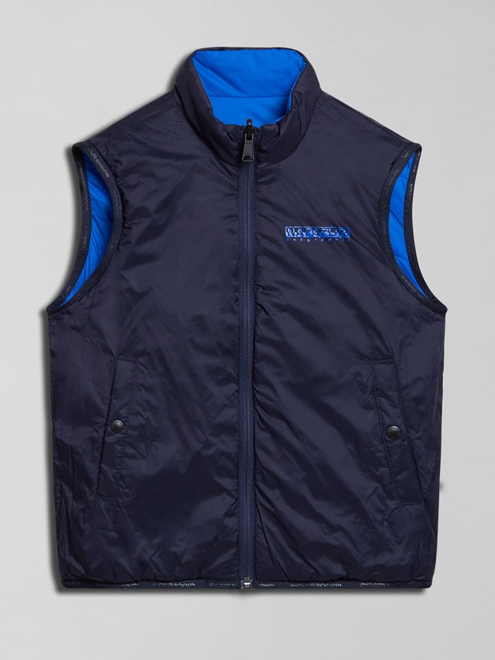 Napapijri Wende-Steppweste in Blau/ Dunkelblau günstig kaufen