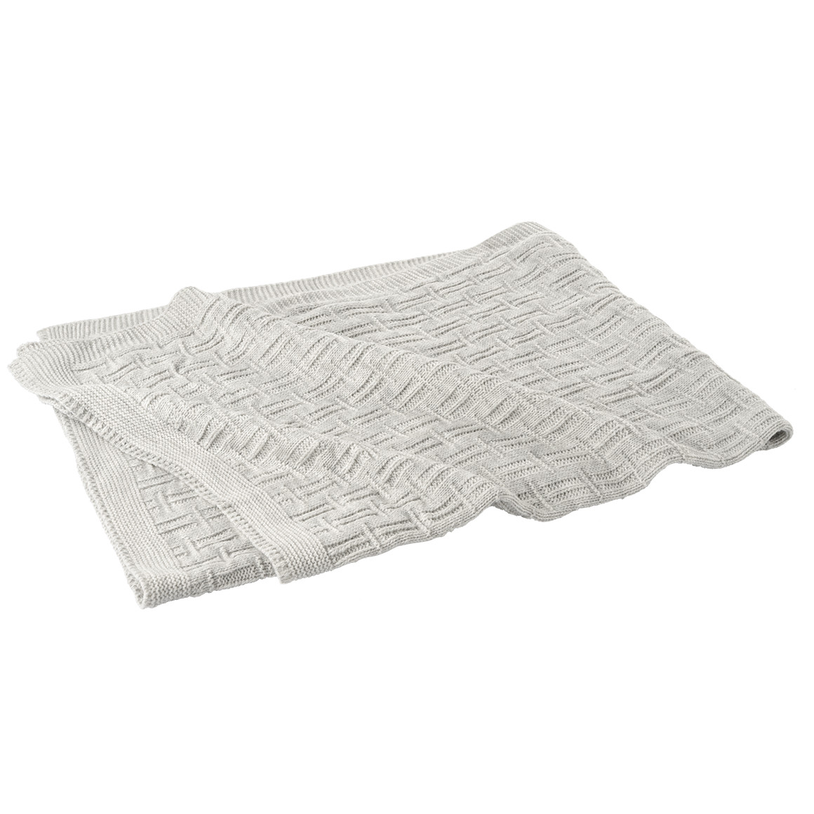 Baby Strickdecke mit Strukturmuster