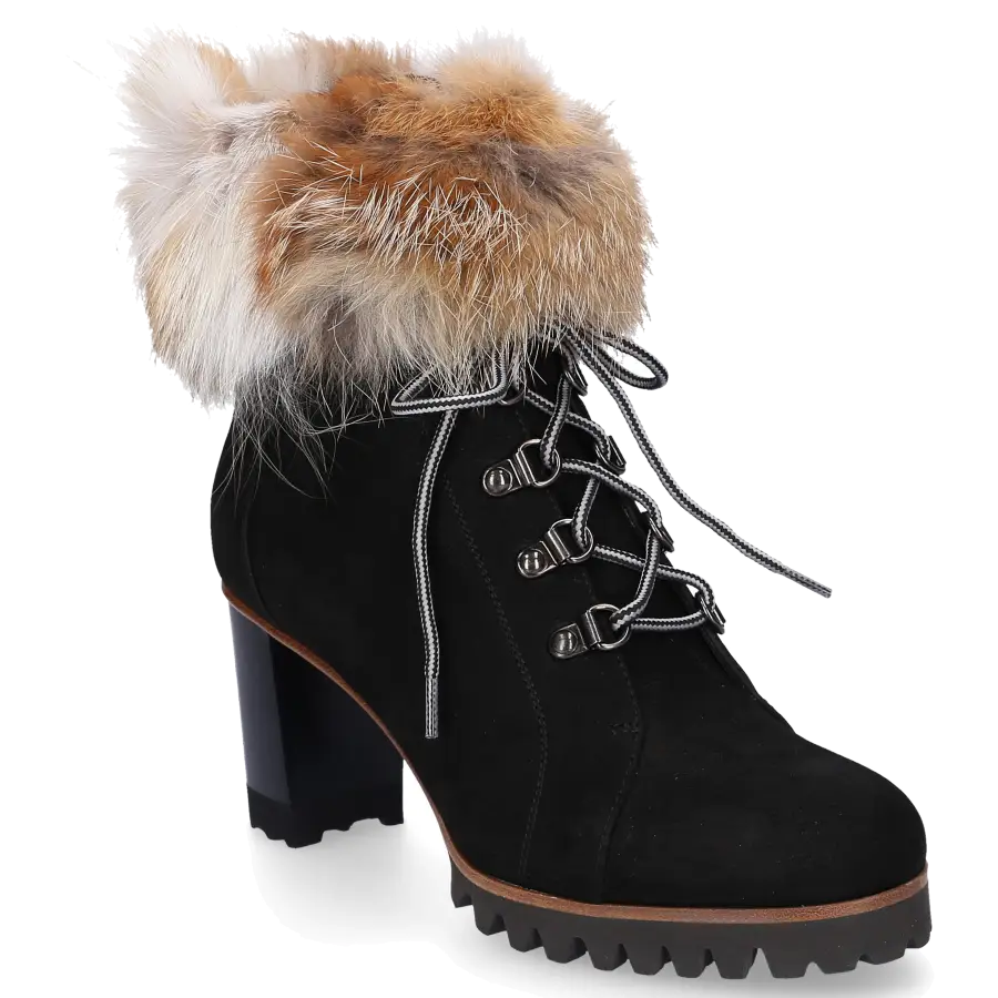 Truman's - Stiefeletten 8866 Veloursleder - schwarz