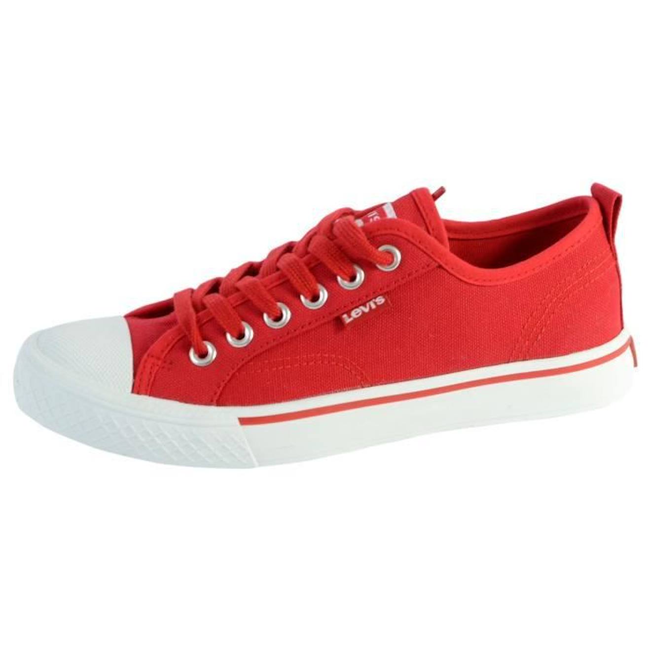 Basket Levis Enfant Maui Elastic Lace rouge