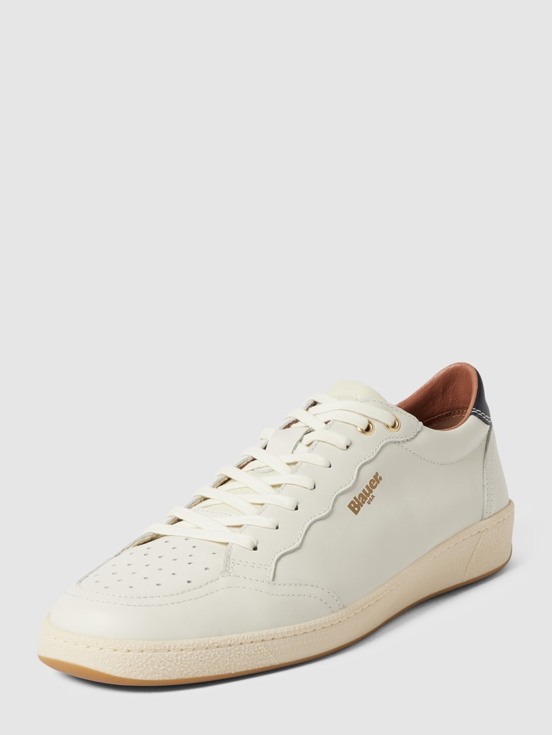 Sneaker mit Label-Details Modell 'MURRAY' in weiß
