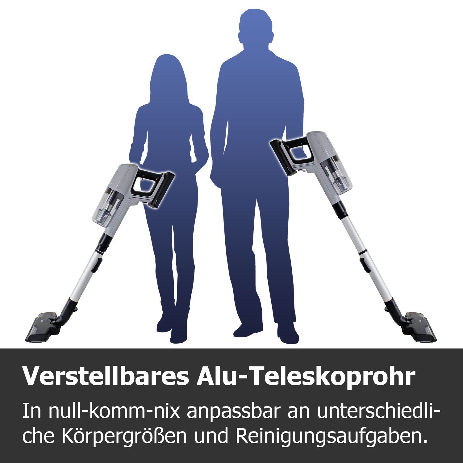 AEG Akku-Hand-und Stielstaubsauger Ultimate 8000 AP81UB25UG, beutellos, selbstreinigende Bürstrolle, LED-Licht, 3 Stufen & Auto-Modus