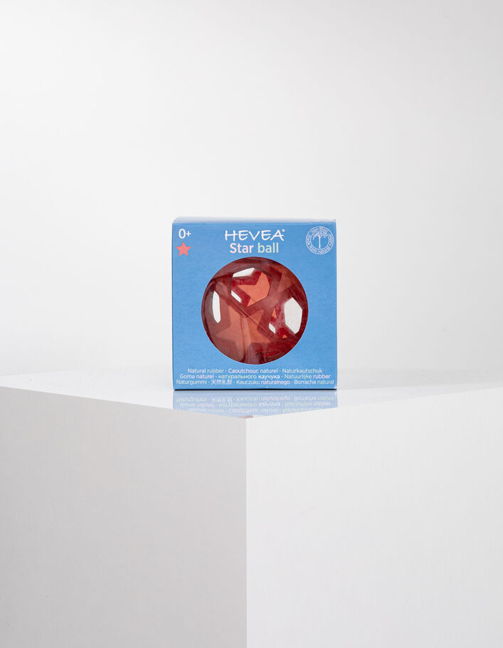Balle étoile rouge Raspberry en caoutchouc naturel HEVEA