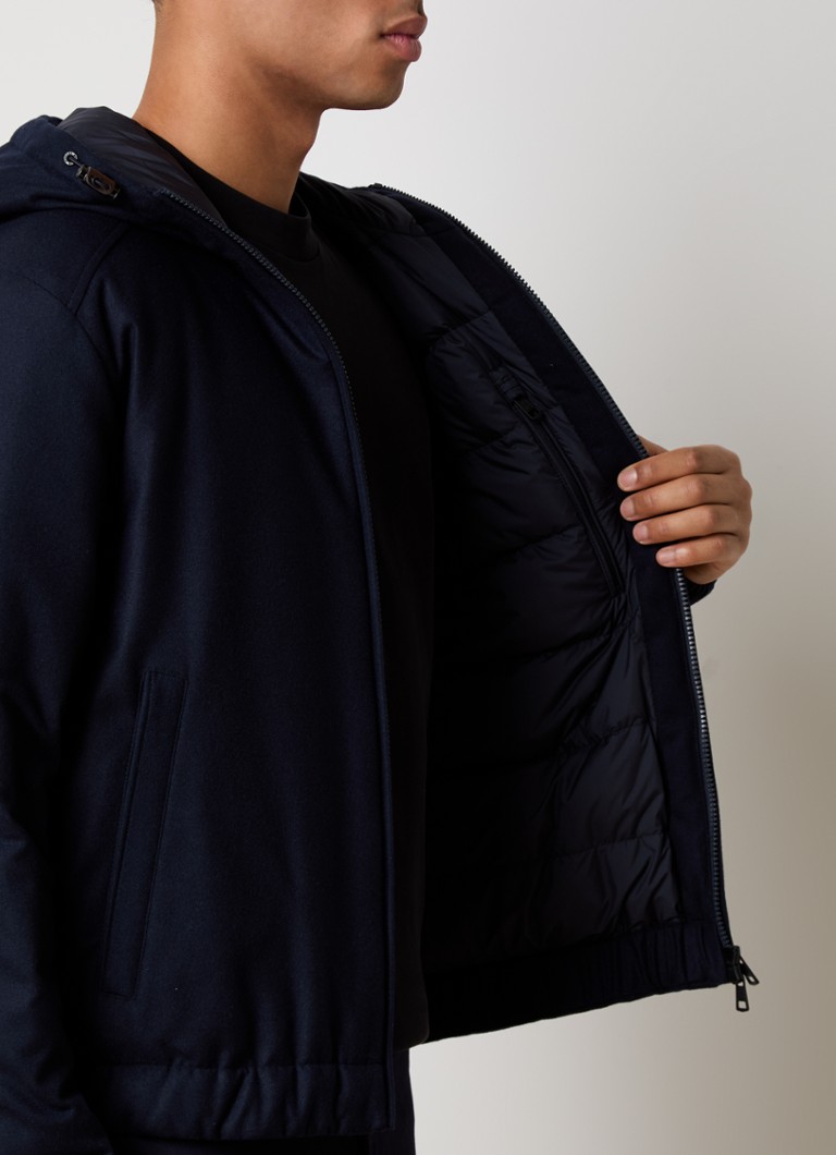 Geacă bomber cu glugă Moncler Torrani