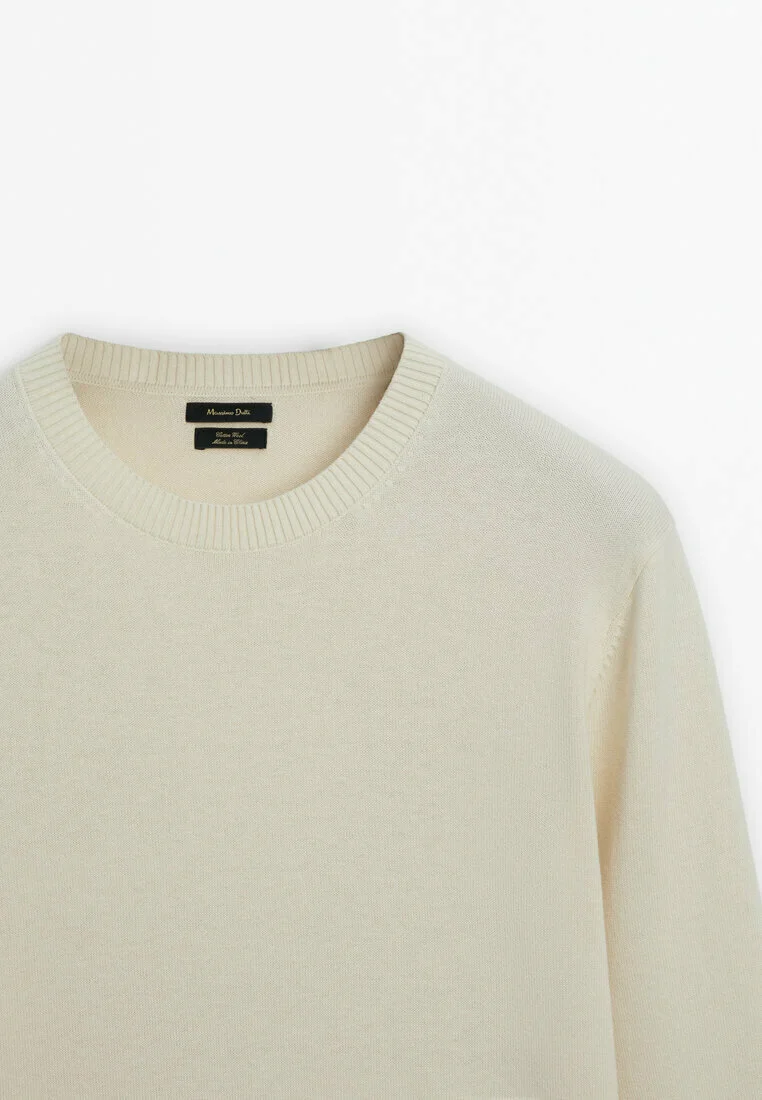 Massimo Dutti CON CUELLO REDONDO - Suéter