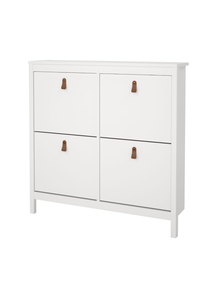 ebuy24 Schuhschrank Madrid Weiß 103 x 25 cm günstig kaufen onesize