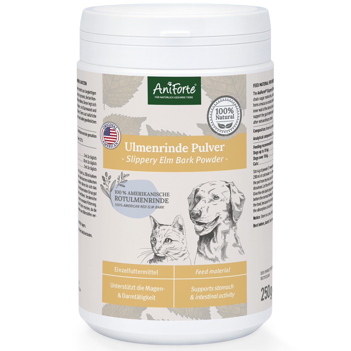 Aniforte Ergänzungsfutter & Aufzucht Aniforte Ulmenrinde 250 g
