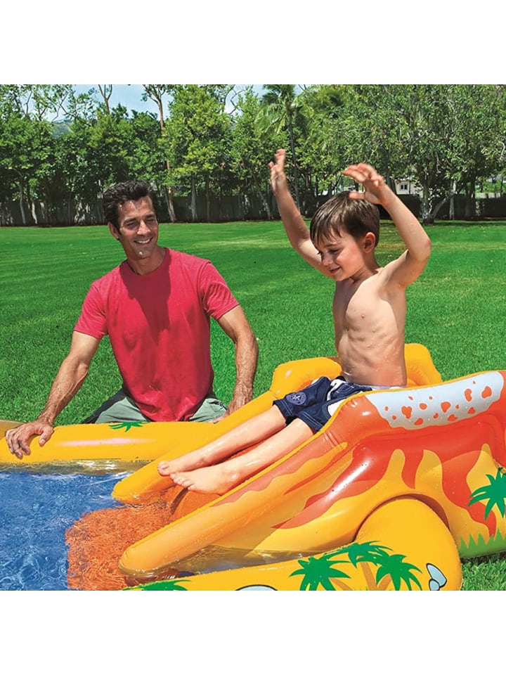 Intex Planschbecken - Dinosaurier Playcenter mit Rutsche (249x191x109cm) in bunt günstig kaufen onesize