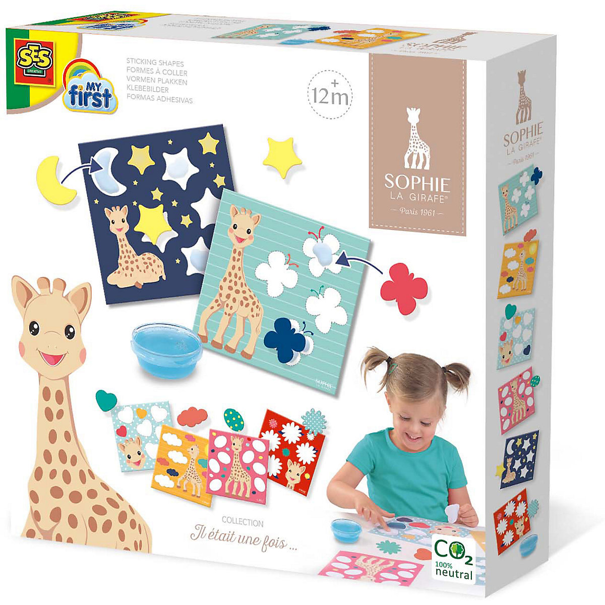 Sophie la giraffe - Formen kleben
