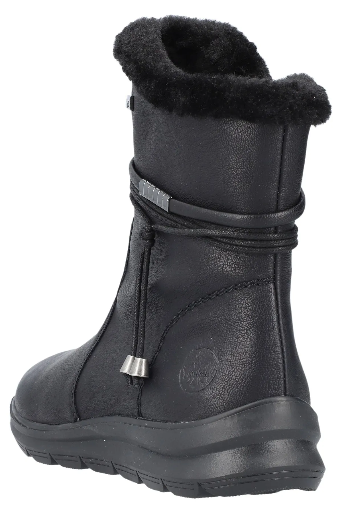 Rieker  Stiefelette - Schwarz - Flacher Absatz