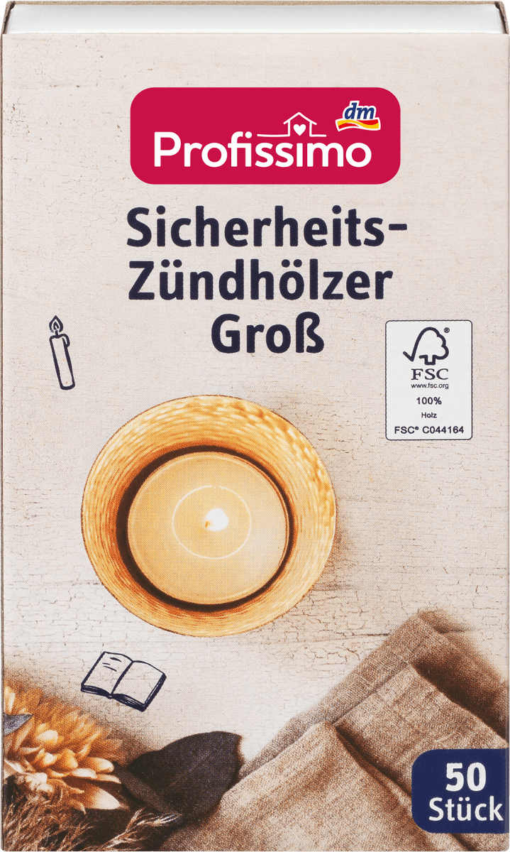 Zündhölzer Groß, 50 St