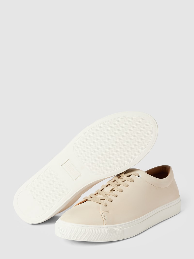 Sneaker mit Schnürverschluss Modell 'LAURO' in beige
