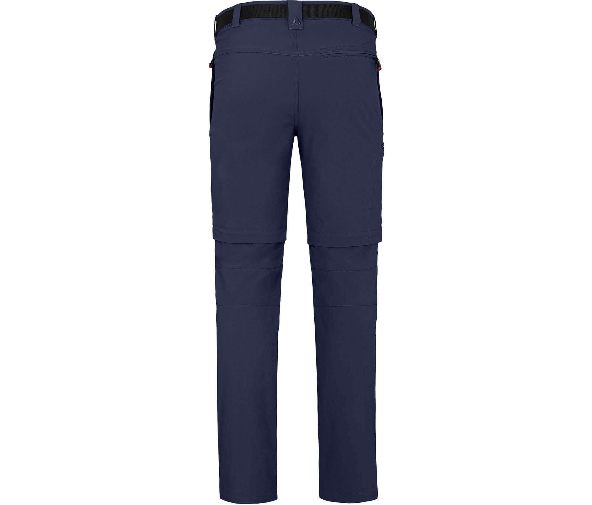 Bergson Zip-off-Hose BAKER ZIPP-Off Herren Wanderhose, vielseitig, pflegeleicht, Normalgrößen, peacoat blau