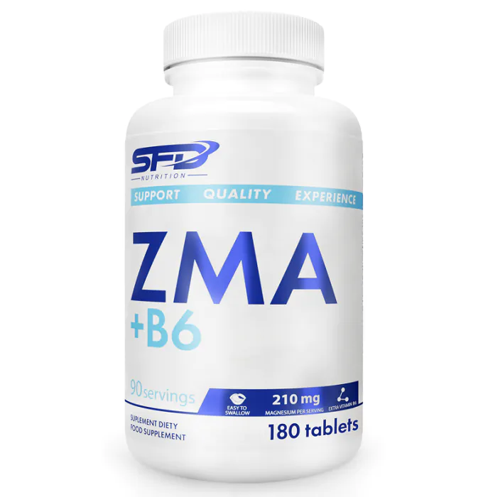 SFD ZMA + B6, додатак исхрани који садржи магнезијум, цинк и витамин Б6, таблете