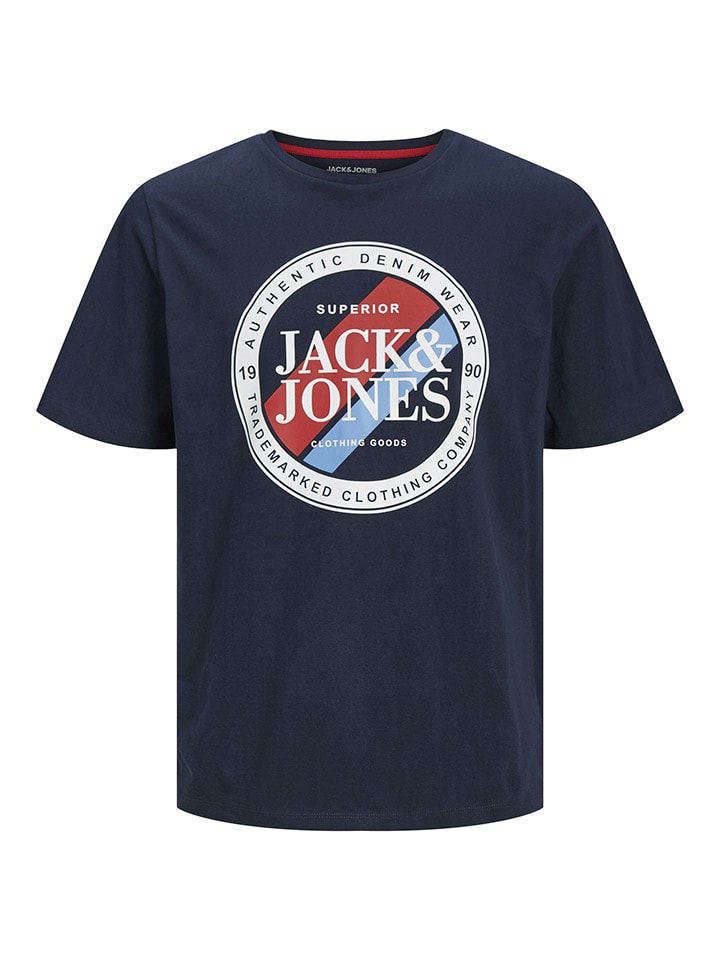 Jack & Jones 3er-Set: Shirts in Khaki/ Dunkelblau/ Hellblau günstig kaufen
