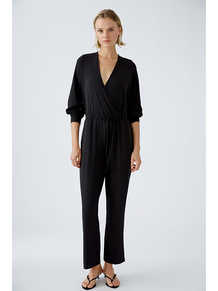 Oui Jumpsuit in Schwarz günstig kaufen