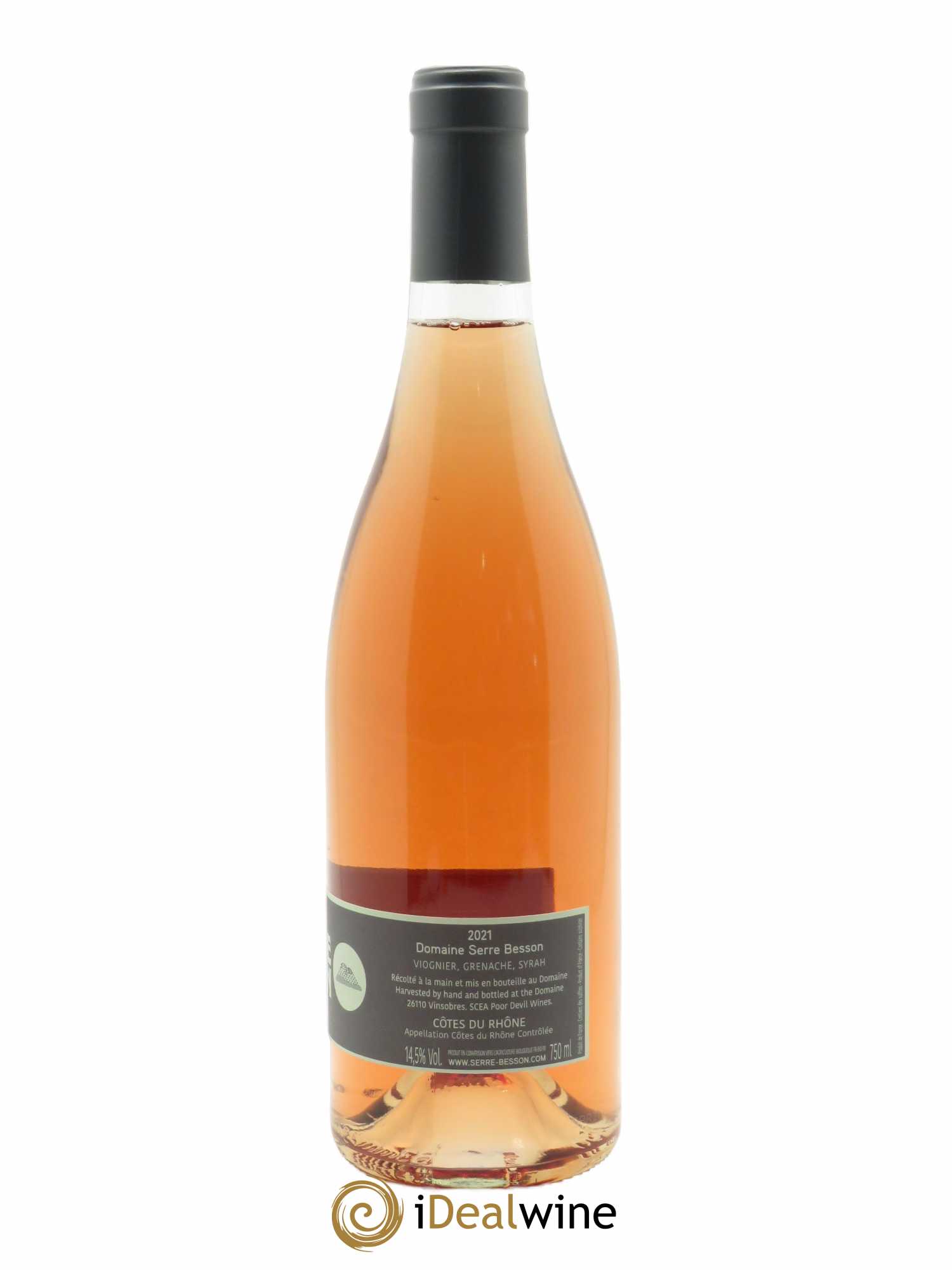 Côtes du Rhône Rosé de Macération Domaine Serre Besson  2021 - Lot de 1 Bouteille