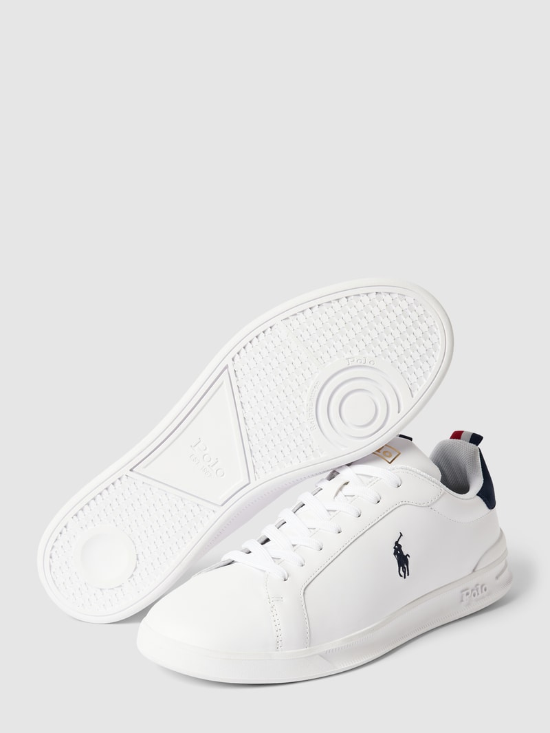 Sneaker mit Label-Details in weiß