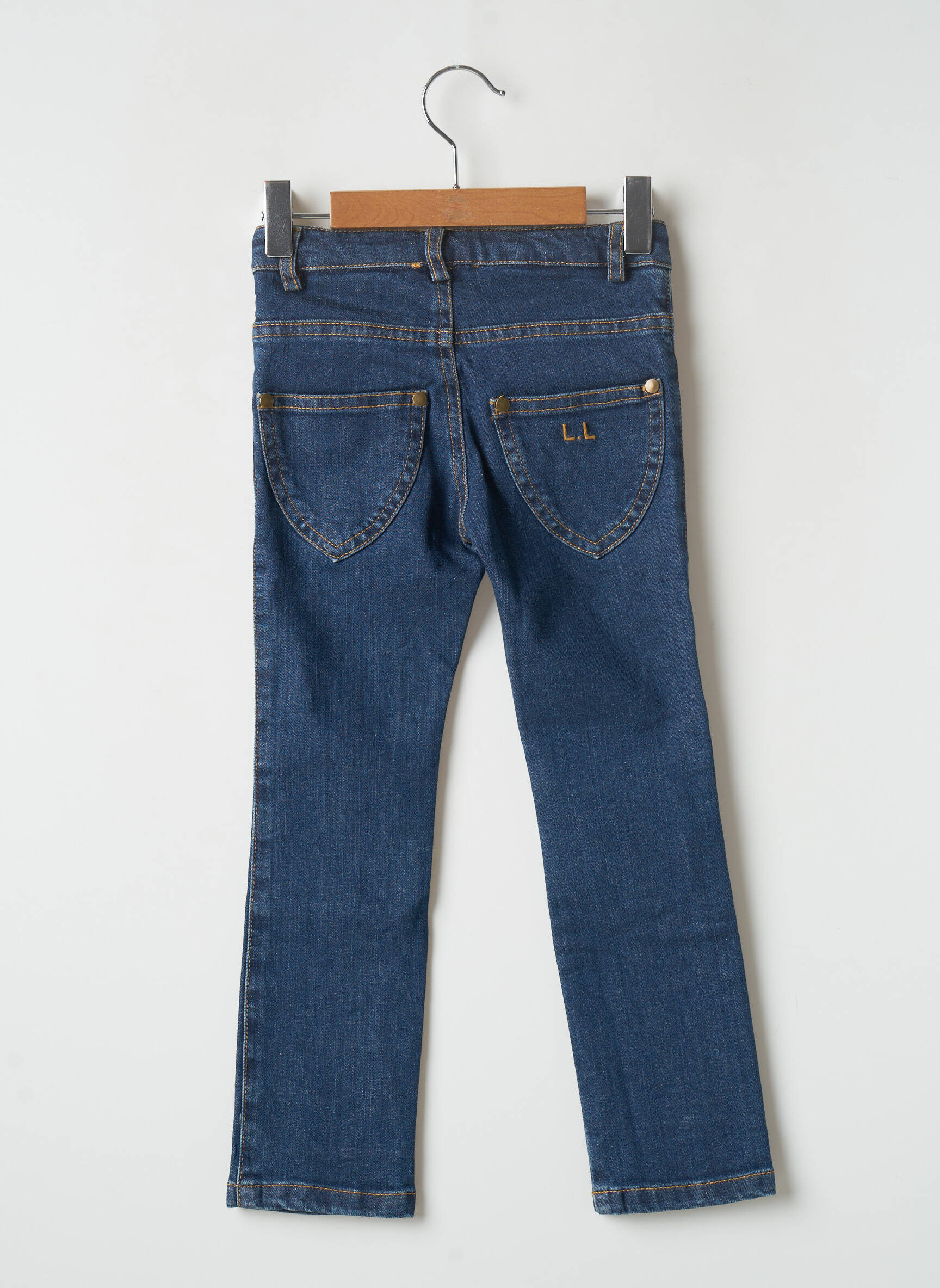Louis Louise Jeans Coupe Slim Enfant couleur bleu