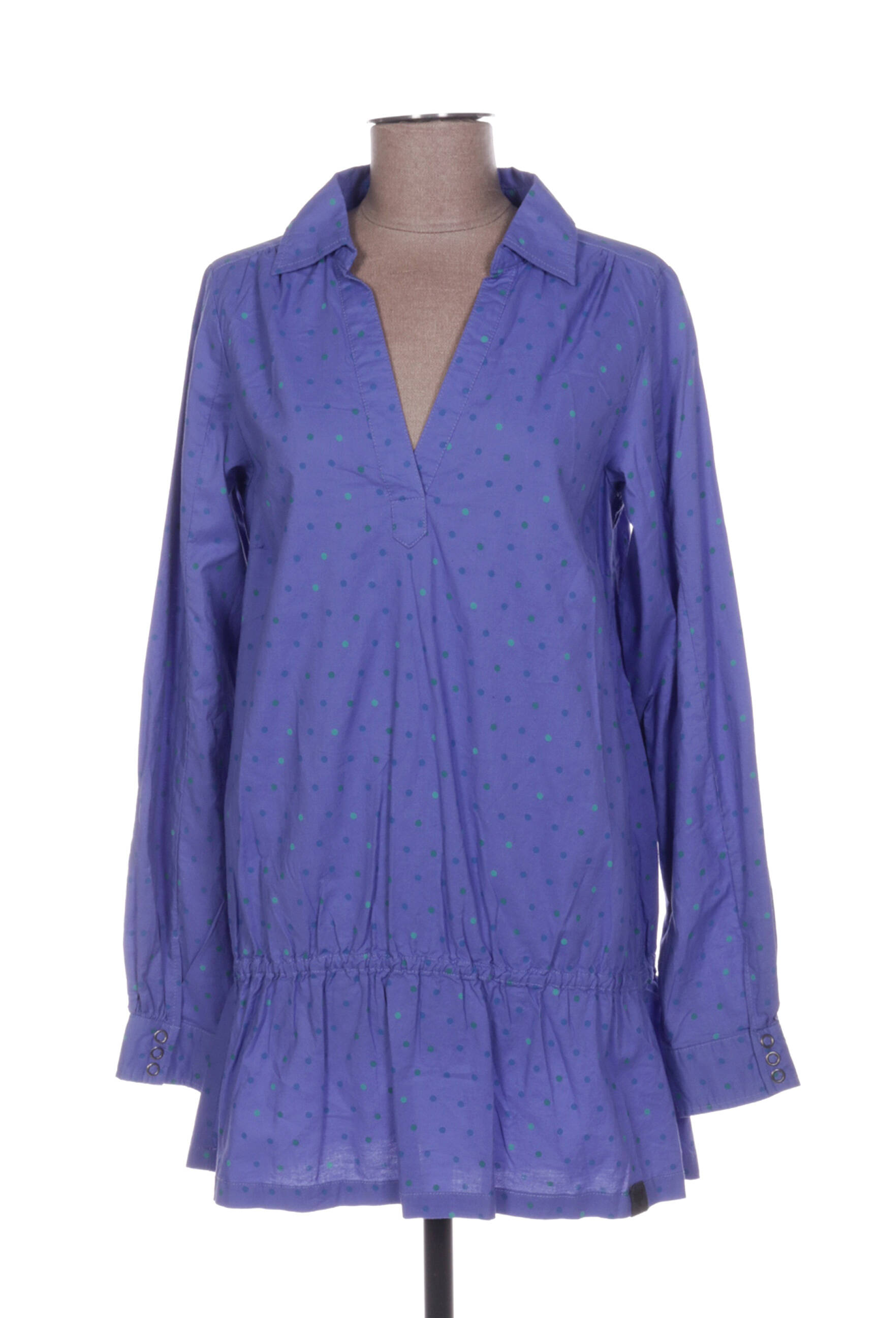 Numph Tuniquemanchelongue Femme couleur bleu