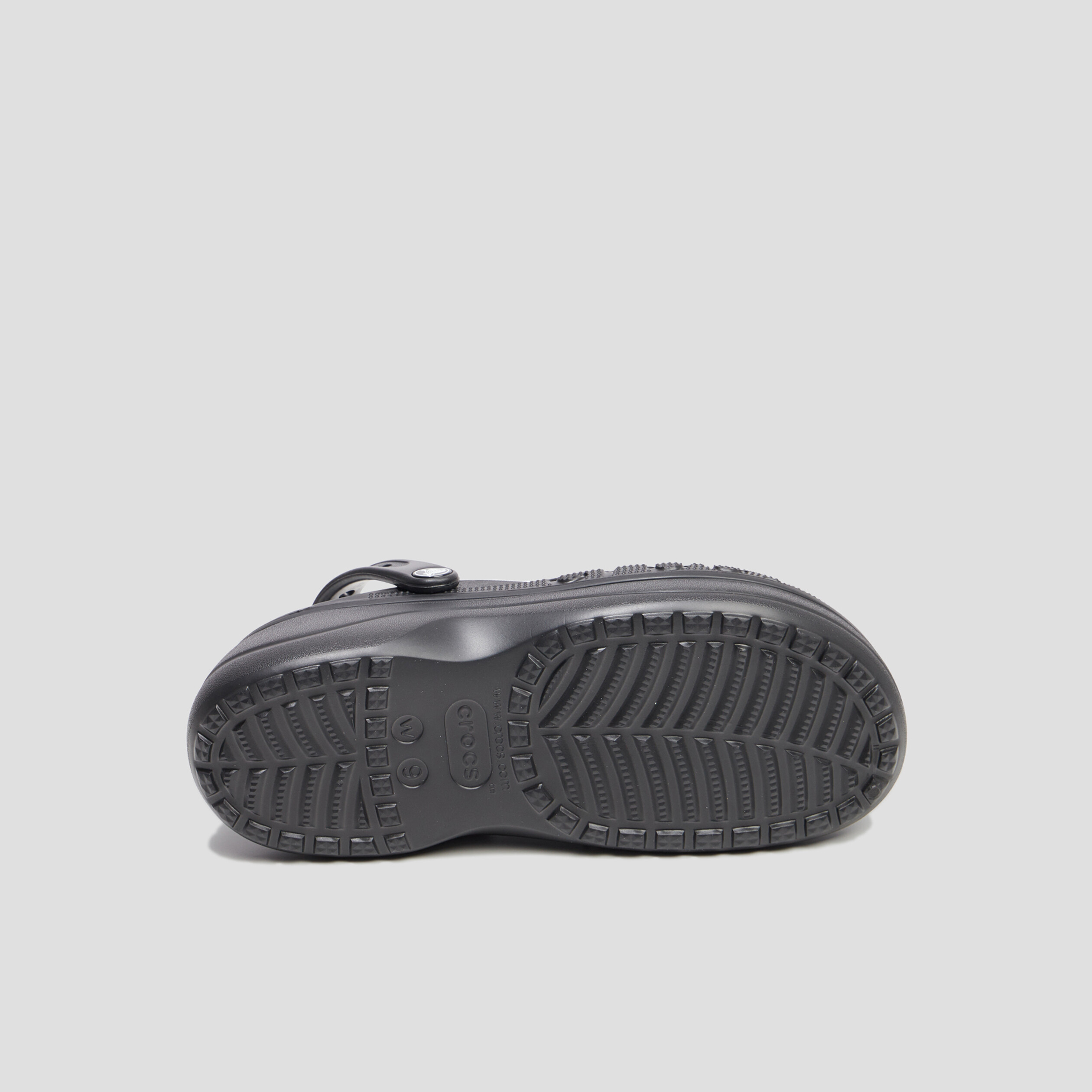 Sabots plateformes Crocs noir femme | La Halle