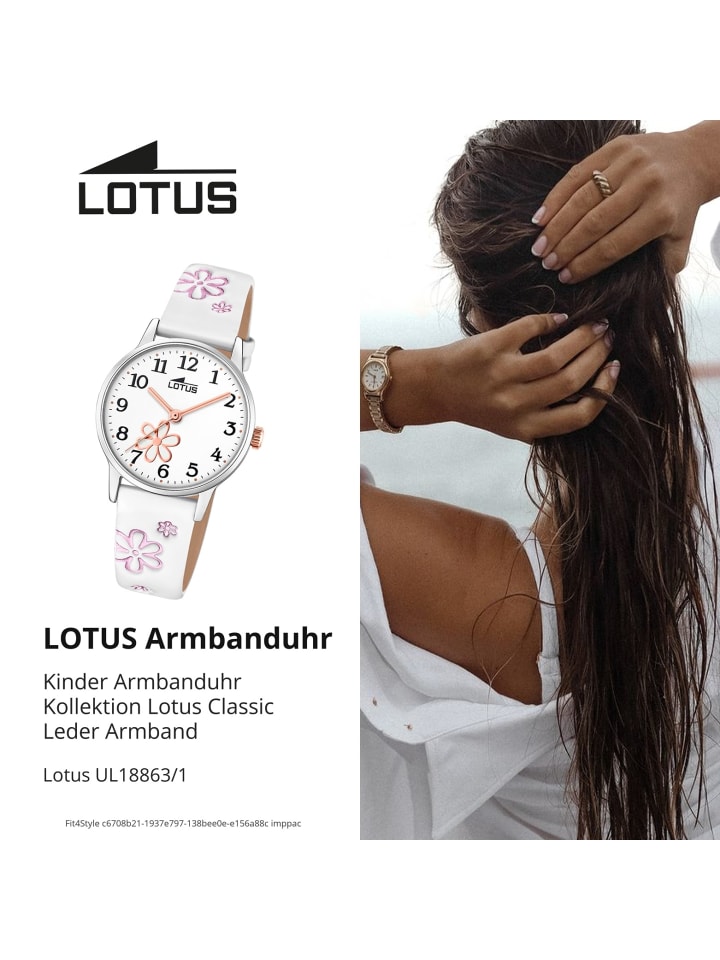 Lotus Chronograph-Armbanduhr Lotus Classic weiß klein (ca. 30mm) günstig kaufen onesize