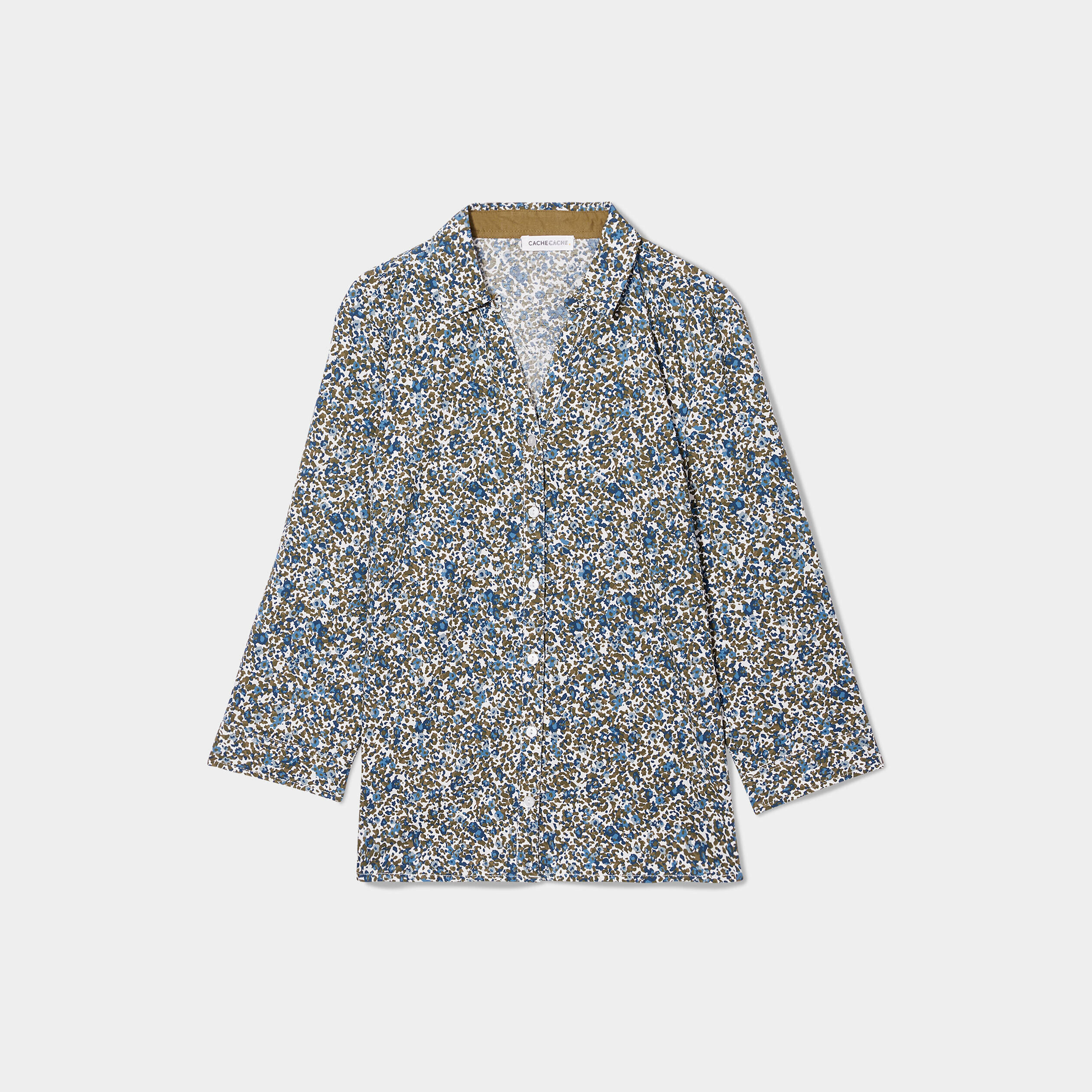Chemise manches 3/4 ecru femme | Cache Cache