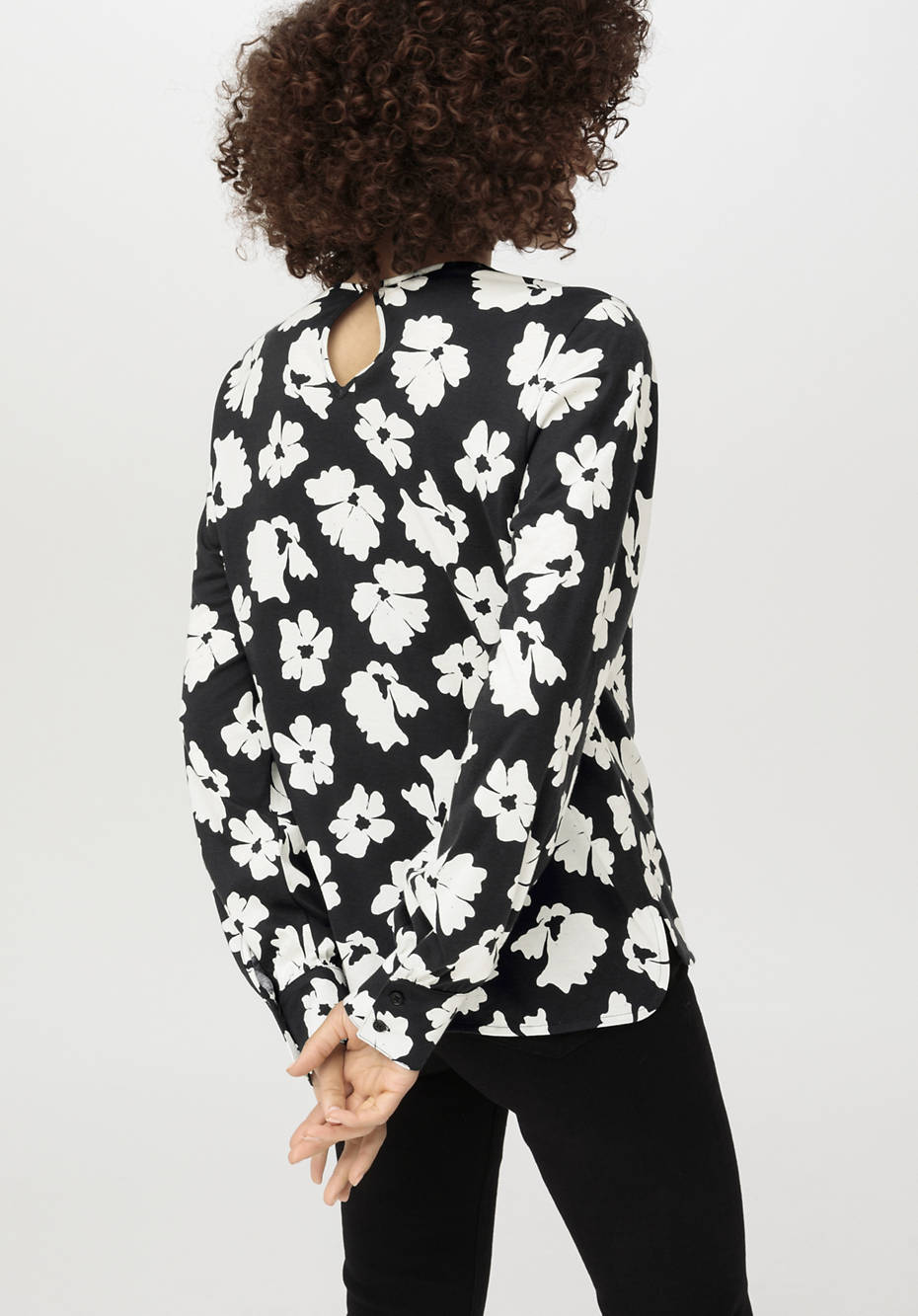 Blusenshirt aus reiner Bio-Baumwolle