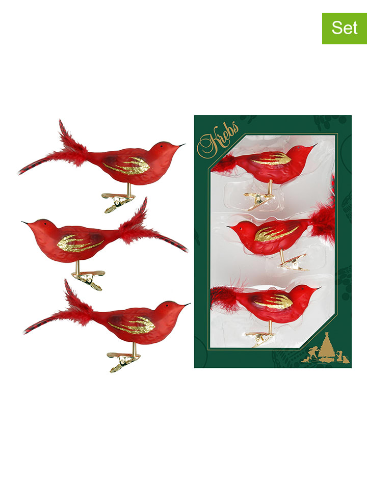 Krebs Glas Lauscha Christbaumornamente 