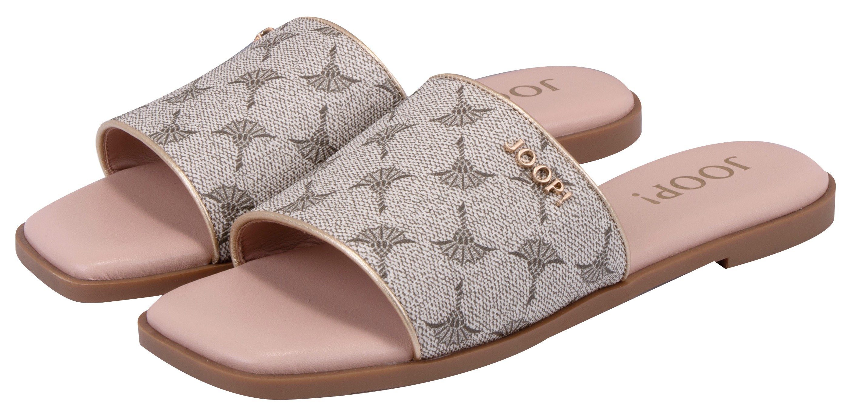 Joop! Pantolette mit kleinem Metall-Label